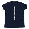 Camiseta Niños Vertical SRHOOD color navy, vista plana